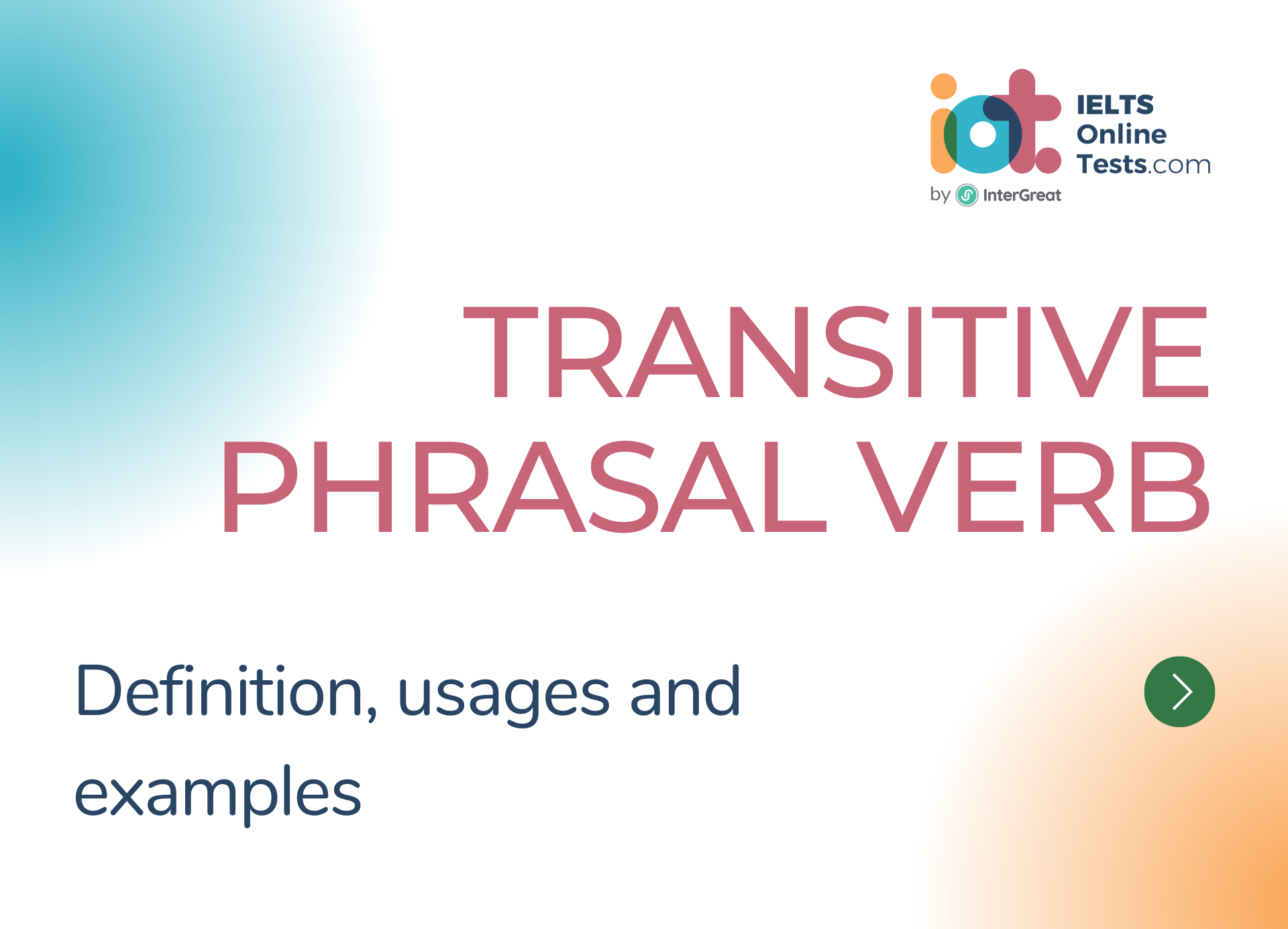 Transitive Verb Definition And Examples In Urdu